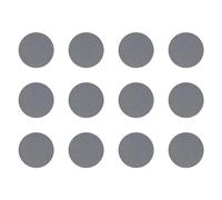 cyclingcolors 12x Cache vis adhésif autocollant diamètre 40mm protection bouchon trou obturateur meuble table chaise maison, Gris foncé