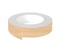 cyclingcolors 1x Bande de chant ABS sans colle 23 mm x 5 m épaisseur 0,8 mm facile à appliquer bricolage étagère meuble panneau plan de travail bois stratifié, Chêne Vicenza blanchi