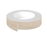 cyclingcolors 1x Bande de chant ABS sans colle 23 mm x 5 m épaisseur 0,8 mm facile à appliquer bricolage étagère meuble panneau plan de travail bois stratifié, Pin Aland blanc