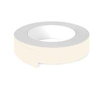 cyclingcolors 1x Bande de chant ABS sans colle 23 mm x 5 m épaisseur 0,8 mm facile à appliquer bricolage étagère meuble panneau plan de travail bois stratifié, Blanc porcelaine mat