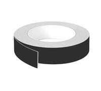 cyclingcolors 1x Bande de chant ABS sans colle 23 mm x 5 m épaisseur 0,8 mm facile à appliquer bricolage étagère meuble panneau plan de travail bois stratifié, Noir Soft mat