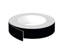 cyclingcolors 1x Bande de chant ABS sans colle 43 mm x 5 m épaisseur 0,8 mm facile à appliquer bricolage étagère meuble panneau plan de travail bois stratifié, Noir neutre mat