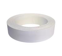 cyclingcolors 1x Bande de Chant Autocollante 18mm x 5m Epaisseur 0,50mm Mélaminé Facile à Appliquer Bricolage Étagère Meuble Panneau Bois Caravaning Camping Car, blanc arctique