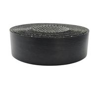 cyclingcolors 1x Bande de Chant Thermocollant 21mm x 5m Epaisseur 0,50mm Mélaminé Facile à Appliquer Bricolage Étagère Meuble Panneau Bois Durable, Noir Structure
