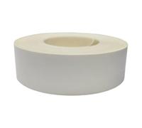 cyclingcolors 1x Bande de Chant Thermocollant 21mm x 5m Epaisseur 0,50mm Mélaminé Facile à Appliquer Bricolage Étagère Meuble Panneau Bois Durable, Blanc Structure
