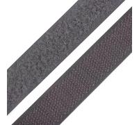 cyclingcolors 1x Bande rouleau de scratch 20 mm 25 mètre polyamide auto-agrippant organisateur serre câble ruban sac vêtement attache sangle, gris