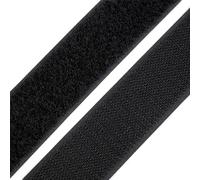 cyclingcolors 1x Bande rouleau de scratch 50 mm 25 mètre polyamide auto-agrippant organisateur serre câble ruban sac vêtement attache sangle, noir