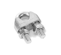 cyclingcolors 1x Serre-Câble Étrier en acier zingué Connecteur en U boulon pour câble acier bricolage manutention outillage, 1" (25,4mm)