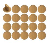 cyclingcolors 20x bouchon cache trou de montage capuchon plastique oblong 8mm protection recouvrement meuble, Marron clair