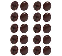 cyclingcolors 20x Cache Trou Plastique Universel 12mm x 2.5mm cruciforme Capuchon Protection Meuble Table Placard étagère (Cerise)