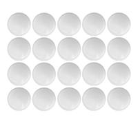 cyclingcolors 20x cache vis capuchon torx T25 protection bouchon recouvrement meuble, blanc (Bílá)