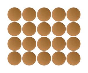 cyclingcolors 20x cache vis capuchon torx T25 protection bouchon recouvrement meuble, chêne (Dub)