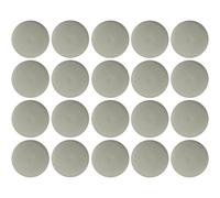 cyclingcolors 20x cache vis capuchon torx T25 protection bouchon recouvrement meuble, gris 7035 (Šedá 7035)