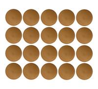 cyclingcolors 20x cache vis capuchon torx T25 protection bouchon recouvrement meuble, hêtre (Buk)