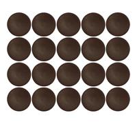 cyclingcolors 20x cache vis capuchon torx T25 protection bouchon recouvrement meuble, marron (Hnědá)