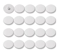 Cache vis - cyclingcolors - 20x - Plastique Blanc - Tête Plate - Hexagonal SW4