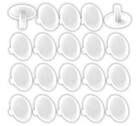 cyclingcolors 20x Cache vis Trou Plastique Universel Blanc 2.2mm x 12mm Bouchon cruciforme Capuchon Protection