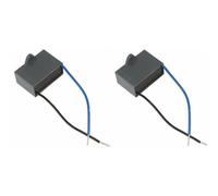 cyclingcolors 2x Condensateur CBB61 1uF 450V 2 fils 100mm moteur électrique démarrage compresseur pompe à eau