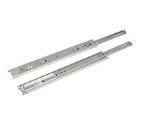 cyclingcolors 2x coulisse à billes extension totale meuble tiroir rail glissière, longueur 600mm, 35kg