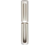 cyclingcolors 2x Couvre gond cache paumelle fenêtre porte portail Charnière Capuchon Protection Meuble Douille, 20mm blanc longueur 118mm plastique