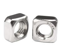cyclingcolors 2x Ecrou Carré Acier Inoxydable A2 DIN 557 Ecrous carrés pour Vis Boulons Contre Écrous à filetage Métrique, M10