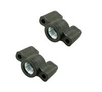 cyclingcolors 2x écrous papillon à oreilles plastique insert acier M4 M5 M6 ailette manette levier (M5)