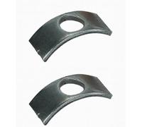 cyclingcolors 2x étrier fermé 30mm à trou pour vis assemblage goujon tête cylindrique meuble ancien demi lune rond ferrure vintage