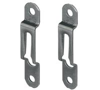 cyclingcolors 2x ferrure d'assemblage acier bronze épaisseur bois 16mm x largeur 12mm attache fixation support meuble lit équerre plinthe