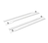 cyclingcolors 2x glissière à rouleau galet roulette pour panier tiroir coulissant d'armoire penderie caisson bois 18mm largeur 26mm profondeur 472mm hauteur 26mm blanc