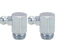 cyclingcolors 2x graisseur M10x1,5 angle 90° embout graissage pompe à graisse manuelle hydraulique tracteur engin agricole tractopelle