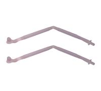 cyclingcolors 2x Limiteur d'ouverture support corde à rabat porte meuble 290mm compas de retenue à insérer plastique armoire cuisine, naturel