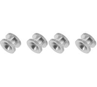 cyclingcolors 2x Passe fil tête débroussailleuse diamètre 4 mm 16 mm hauteur 9 mm Jardin Parc Entretien Œillet aluminium, tête 3 fils (Lot de 2)