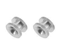 cyclingcolors 2x Passe fil tête débroussailleuse diamètre 4 mm 16 mm hauteur 9 mm Jardin Parc Entretien Œillet aluminium, tête 3 fils