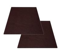 cyclingcolors 2x Patin feutre autocollant grande feuille à découper 300x210mm très épais 5mm antidérapant pied meuble table chaise parquet protection, marron
