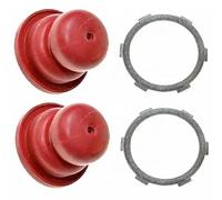 cyclingcolors 2X Pompe d'amorçage 632694 avec Trou et Anneau Compatible avec Tecumseh 632694A Ampoule d'amorçe Poire Carburateur Débroussailleuse Tondeuse Tracteur Carburant Essence