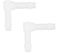 cyclingcolors 2x raccord de durite droit en L diamètre 4mm connecteur tube tuyau carburant essence tracteur tondeuse voiture