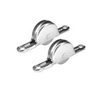 cyclingcolors 2x roulette galet placard coulissant 18mm acier gorge rail porte meuble pliant roulement à billes support guide rouleau