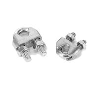 cyclingcolors 2x Serre-Câble Étrier en acier zingué Connecteur en U boulon pour câble acier bricolage manutention outillage, 5/8" (15,88mm)