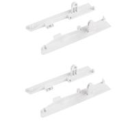 cyclingcolors 2x support de façade 204mm blanc pour tiroir intérieur avec reling frontal carré coulisse meuble cuisine