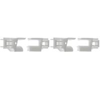 cyclingcolors 2x Tulipe volet roulant modèle Polyréno ZF pour lames de 7 à 9mm PVC blanc Entonnoir Rail de guidage Universel Protection Fenêtre Store Accessoire (Lot de 2)