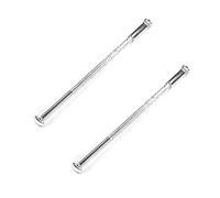 cyclingcolors 2x vis relieuse antivol M4 longueur sécable 60 à 95mm idéal assemblage raccord porte meuble maison, argenté nickelé