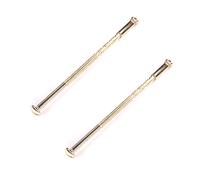 cyclingcolors 2x vis relieuse antivol M4 longueur sécable 60 à 95mm idéal assemblage raccord porte meuble maison, laitonné