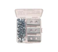 cyclingcolors 30x vis + Lame Robot Tondeuse Compatible avec Worx Landroid Kress Mission 3543-01, WA0176, WA0789, KA0001, KA0002 (36mm x 18mm x 1,0mm)