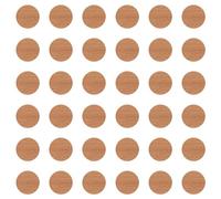 cyclingcolors 36x Cache vis adhésif autocollant diamètre 25mm protection bouchon trou obturateur meuble table chaise maison, Chêne corbridge