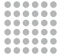 cyclingcolors 36x Cache vis adhésif autocollant diamètre 25mm protection bouchon trou obturateur meuble table chaise maison, Aluminium