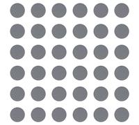 cyclingcolors 36x Cache vis adhésif autocollant diamètre 25mm protection bouchon trou obturateur meuble table chaise maison, Gris foncé