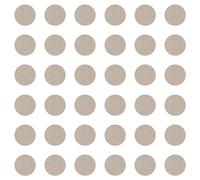 cyclingcolors 36x Cache vis adhésif autocollant diamètre 25mm protection bouchon trou obturateur meuble table chaise maison, Lin beige