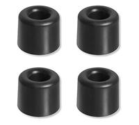 cyclingcolors 4x butée butoir porte volet portail armoire noir arret bumper tampon pied (Ø30mm)
