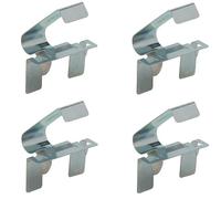 cyclingcolors 4x clip plinthe basse meuble cuisine acier chromé métal support connecteur ressort fixation