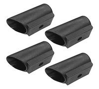 cyclingcolors 4x embout de chaise traineau enveloppant coiffant pour tube rond extrémité noir (32mm)